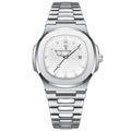 Poedagar 613 Men's Watch PSLWHT  | Silver White