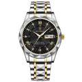 Poedagar 615 Men's Watch PG GD BLK  | Gold Black