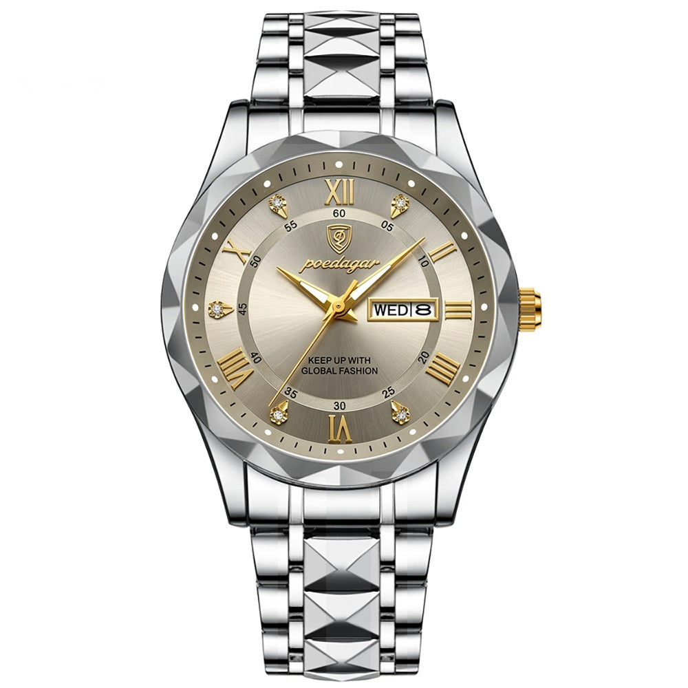 Poedagar 615 Men's Watch PG CM | Cream