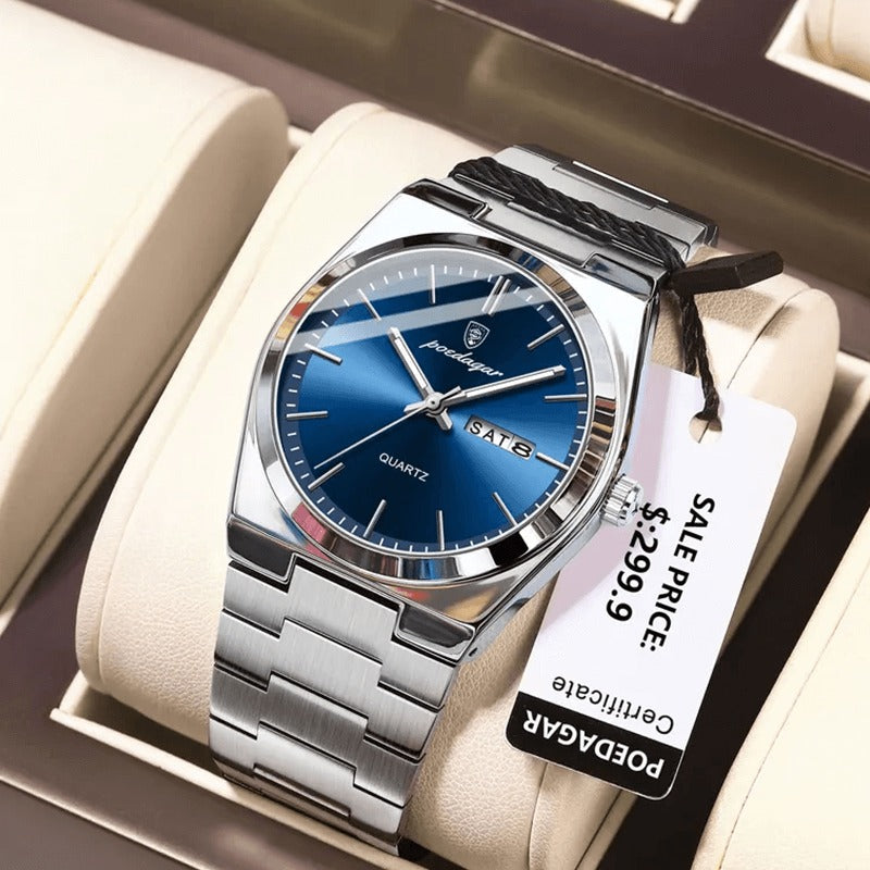 Poedagar 930 Men's Watch PG BL | Blue