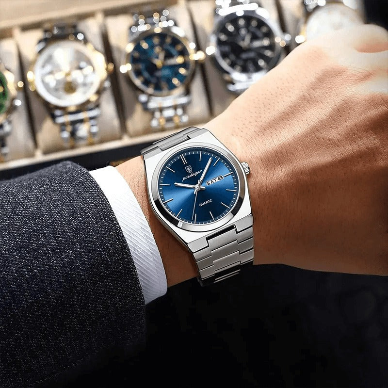 Poedagar 930 Men's Watch PG BL | Blue