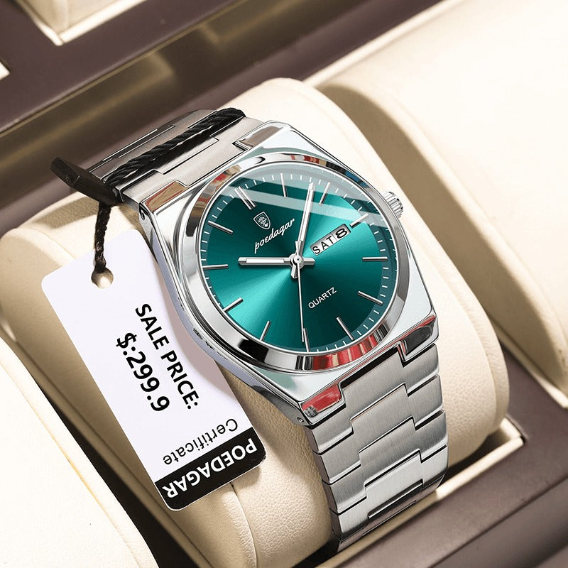 Poedagar 930 Men's Watch PG GN | Green