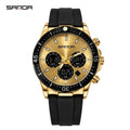 SANDA 6192 Men's Sport Dual Display Watch - Front View