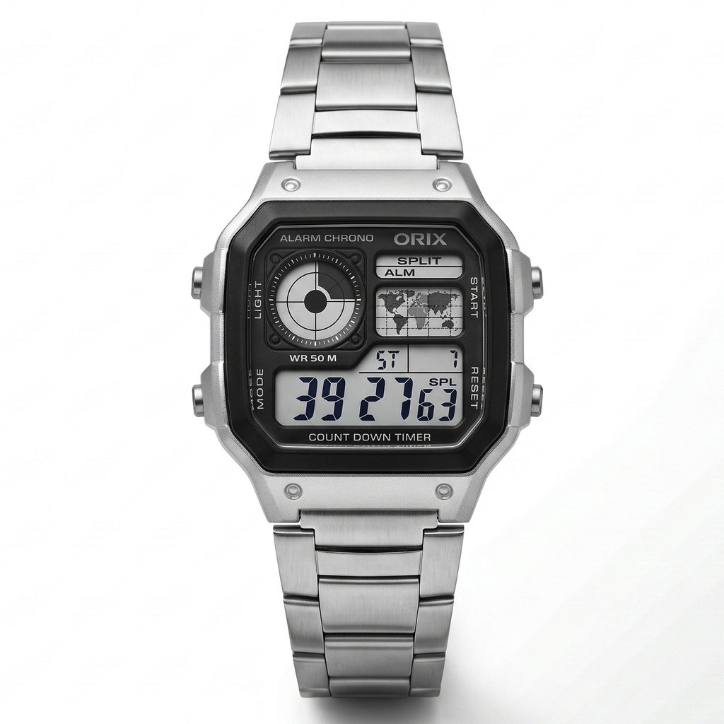 Orix Vintage Steel Men's Watch O SV | Silver