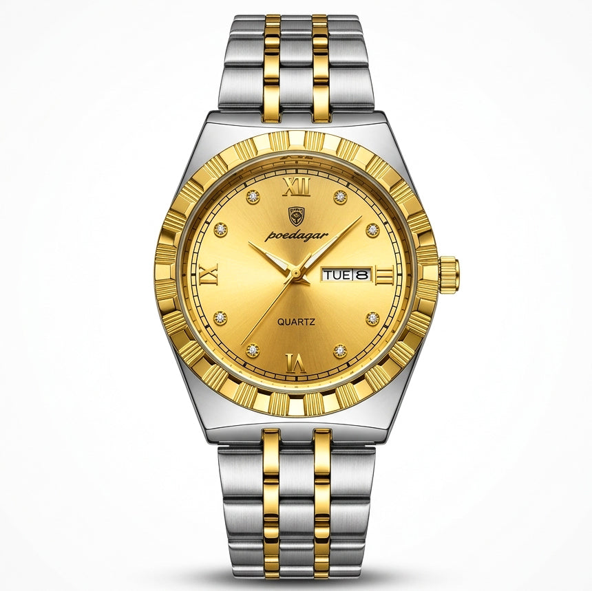 Poedagar 872 Men's Watch PG GD | Gold