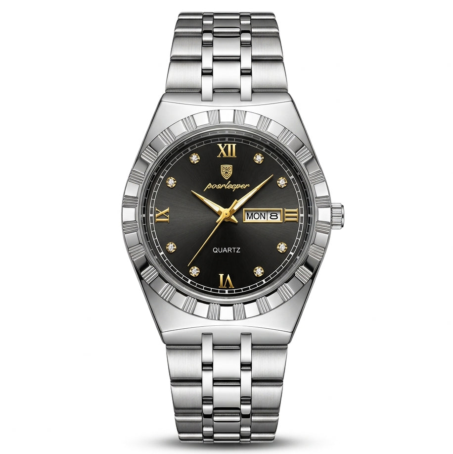 Poedagar 872 Men's Watch PG BLK | Black