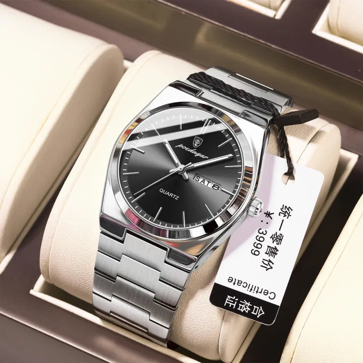 Poedagar 930 Men's Watch PG BLK | Black