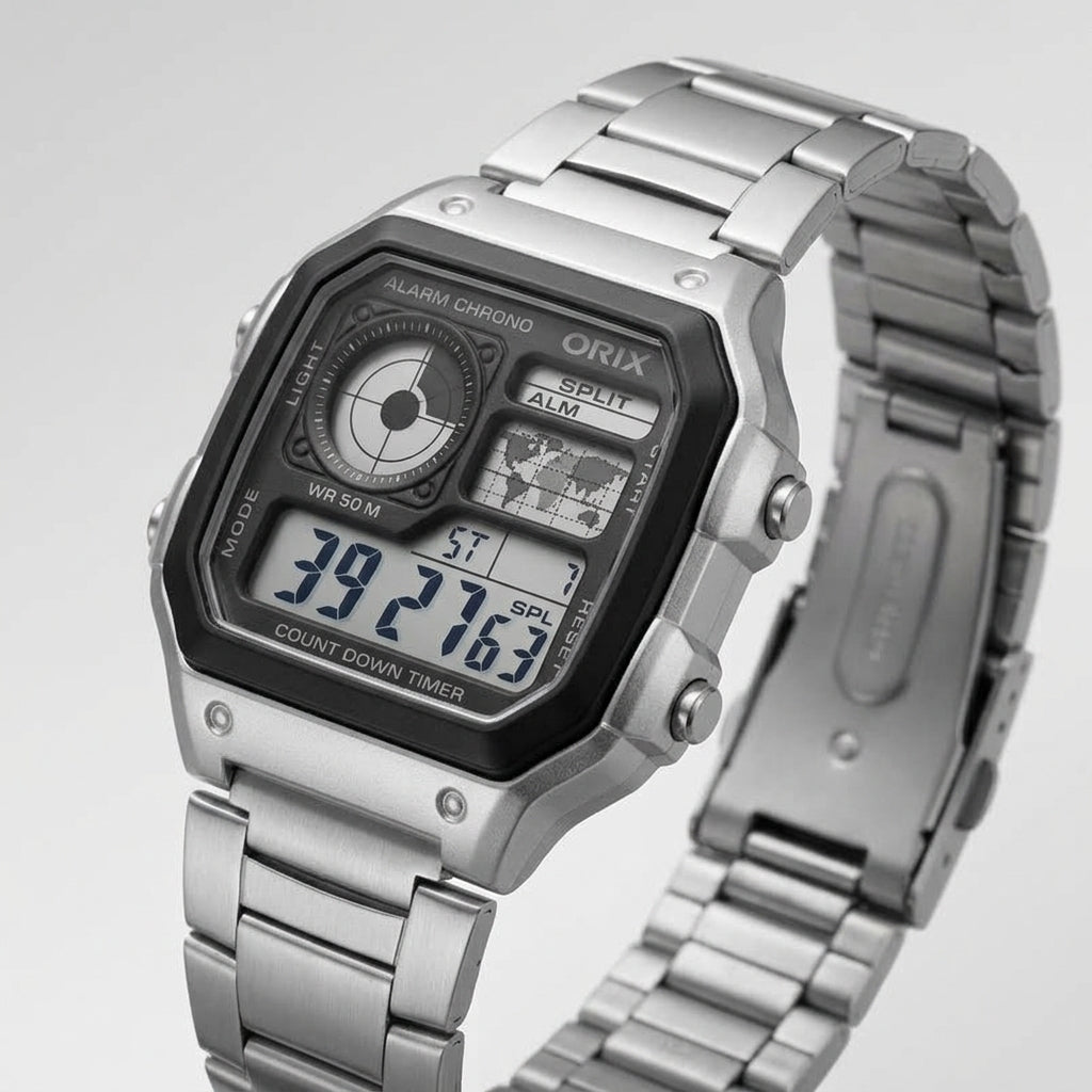 Orix Vintage Steel Men's Watch O SV | Silver