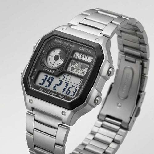 Orix Vintage Steel Men's Watch O SV | Silver