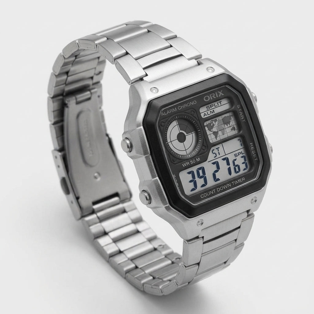 Orix Vintage Steel Men's Watch O SV | Silver